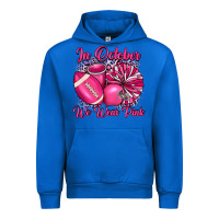 Cobalt in october we wear pink cheer with football breast Urban Hoodie - JahusDesignShop