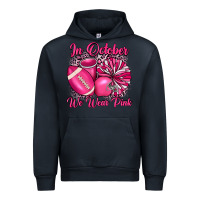 Navy in october we wear pink cheer with football breast Urban Hoodie - JahusDesignShop
