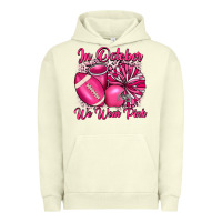 Pigment Pistachio in october we wear pink cheer with football breast Urban Hoodie - JahusDesignShop