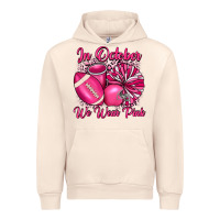Sandshell in october we wear pink cheer with football breast Urban Hoodie - JahusDesignShop
