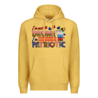 Antique Gold i'm not drunk i'm patriotic Premium Hoodie - HRA Design Shop