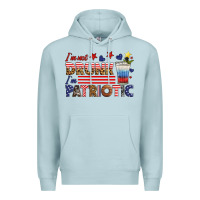 Blue Mist i'm not drunk i'm patriotic Premium Hoodie - HRA Design Shop