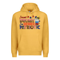 Mustard i'm not drunk i'm patriotic Premium Hoodie - HRA Design Shop