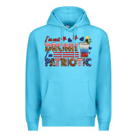 Ocean Blue i'm not drunk i'm patriotic Premium Hoodie - HRA Design Shop