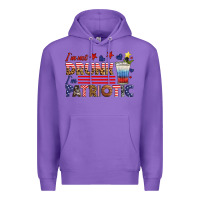 Purple i'm not drunk i'm patriotic Premium Hoodie - HRA Design Shop