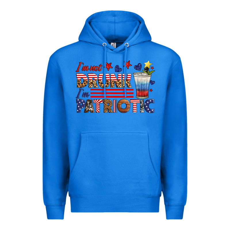 I'm Not Drunk I'm Patriotic Premium Hoodie by HRA Design Shop | Teevron