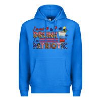 True Royal i'm not drunk i'm patriotic Premium Hoodie - HRA Design Shop
