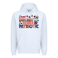 White i'm not drunk i'm patriotic Premium Hoodie - HRA Design Shop