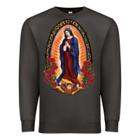 Smoke Our Lady Of Guadalupe Premium Sweatshirt - RanaPortraitStore