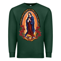 Sports Green Our Lady Of Guadalupe Premium Sweatshirt - RanaPortraitStore