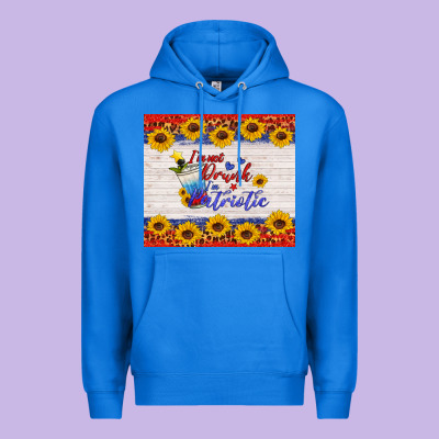 I'm Not Drunk I'm Patriotic Premium Hoodie Designed By Hra Design Shop