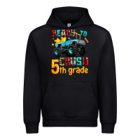 Black ready to school crush 5th grade Urban Hoodie - AdoDesignShop