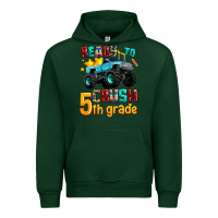 Forest Green ready to school crush 5th grade Urban Hoodie - AdoDesignShop