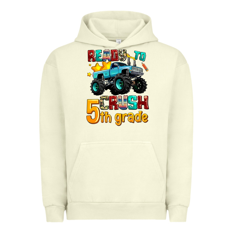 Ready To School Crush 5th Grade Urban Hoodie by AdoDesignShop | Teevron