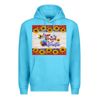 Ocean Blue i'm not drunk i'm patriotic Premium Hoodie - HRA Design Shop