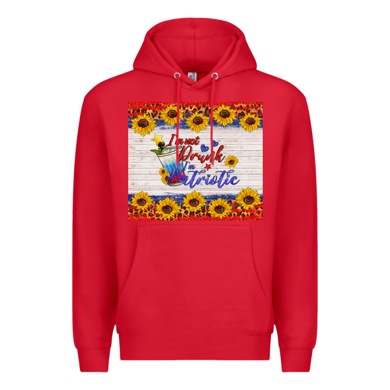 I'm Not Drunk I'm Patriotic Premium Hoodie by HRA Design Shop | Teevron