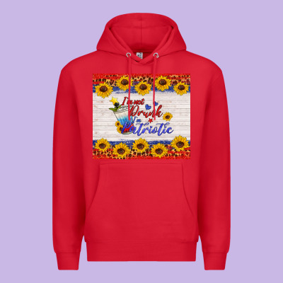 I'm Not Drunk I'm Patriotic Premium Hoodie Designed By Hra Design Shop