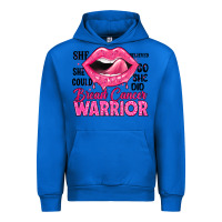 Cobalt breast cancer warrior lips Urban Hoodie - JahusDesignShop