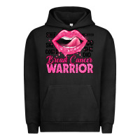 Pigment Black breast cancer warrior lips Urban Hoodie - JahusDesignShop
