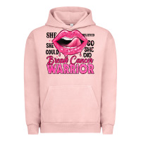 Pigment Salmon breast cancer warrior lips Urban Hoodie - JahusDesignShop
