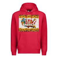 Cardinal god bless america Premium Hoodie - HRA Design Shop