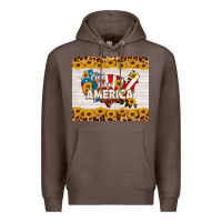 Coffee god bless america Premium Hoodie - HRA Design Shop
