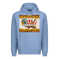 Colony Blue god bless america Premium Hoodie - HRA Design Shop