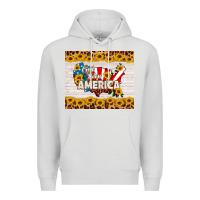 Dove Grey god bless america Premium Hoodie - HRA Design Shop