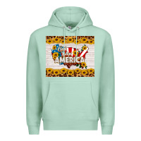 Seafoam god bless america Premium Hoodie - HRA Design Shop