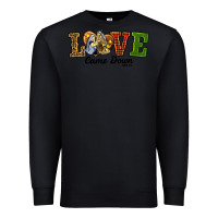 Black Love Came Down Baby Jesus Christmas Premium Sweatshirt - RanaPortraitStore