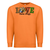 Carrot Love Came Down Baby Jesus Christmas Premium Sweatshirt - RanaPortraitStore