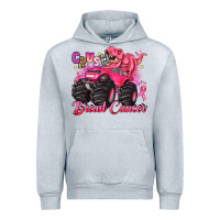 Crush Breast Cancer Monster Truck With Dinosaur Urban Hoodie | Teevron
