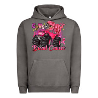 Pigment Tornado crush breast cancer monster truck with dinosaur Urban Hoodie - JahusDesignShop