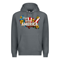 Rock god bless america Premium Hoodie - HRA Design Shop
