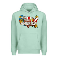Seafoam god bless america Premium Hoodie - HRA Design Shop