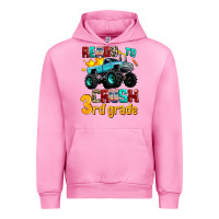 Fuchsia Pink ready to school crush 3rd grade Urban Hoodie - AdoDesignShop