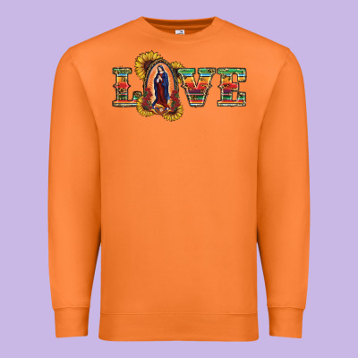 Premium Sweatshirt Love Lady Of Guadalupe