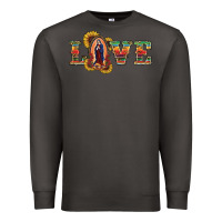 Smoke Love Lady Of Guadalupe Premium Sweatshirt - RanaPortraitStore