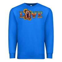 True Royal Love Lady Of Guadalupe Premium Sweatshirt - RanaPortraitStore