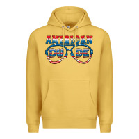 Antique Gold american dude Premium Hoodie - HRA Design Shop