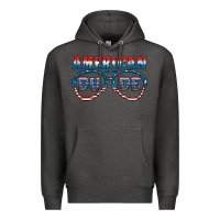Charcoal Heather american dude Premium Hoodie - HRA Design Shop