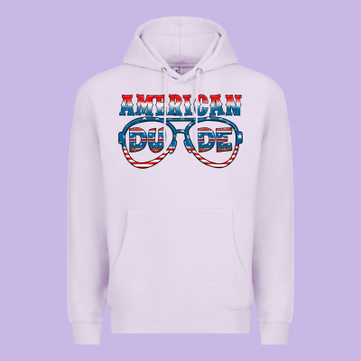 American Dude Premium Hoodie Designed By Hra Design Shop
