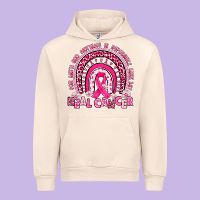 Heal Cancer Rainbow Urban Hoodie Designed By Jahusdesignshop