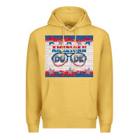 Antique Gold American dude Premium Hoodie - HRA Design Shop