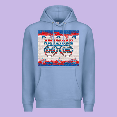American Dude Premium Hoodie Designed By Hra Design Shop