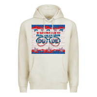 Oatmeal Heather American dude Premium Hoodie - HRA Design Shop