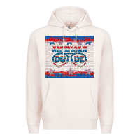 Pale Pink American dude Premium Hoodie - HRA Design Shop