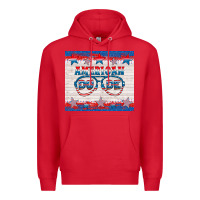 Red American dude Premium Hoodie - HRA Design Shop