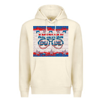 Sandshell American dude Premium Hoodie - HRA Design Shop