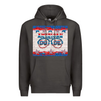 Smoke American dude Premium Hoodie - HRA Design Shop